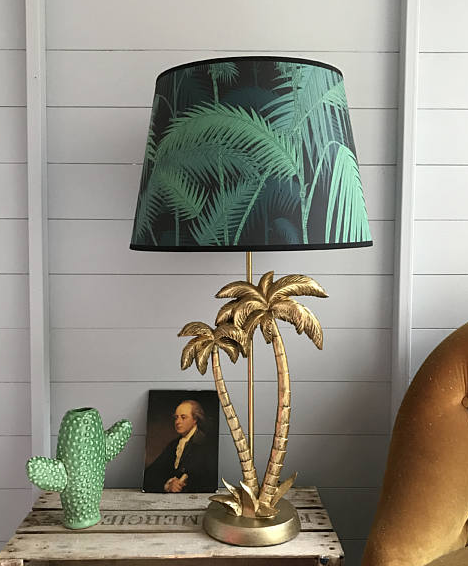 brass palm tree lamp