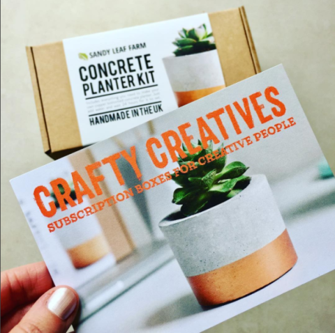 <p>Every month a fantastic craft kit, each sourced from around the world,&nbsp;will arrive on your doorstep. Not only will it provide hours of fun and a great creative outlet but is also a lovely way to support small businesses and designers because all boxes are sourced from little brands who are experts in their craft.&nbsp;<br></p><p>From £15, <a href="https://www.craftycreatives.com/crafty-creatives/" data-tracking-id="recirc-text-link">Crafty Creatives</a></p>