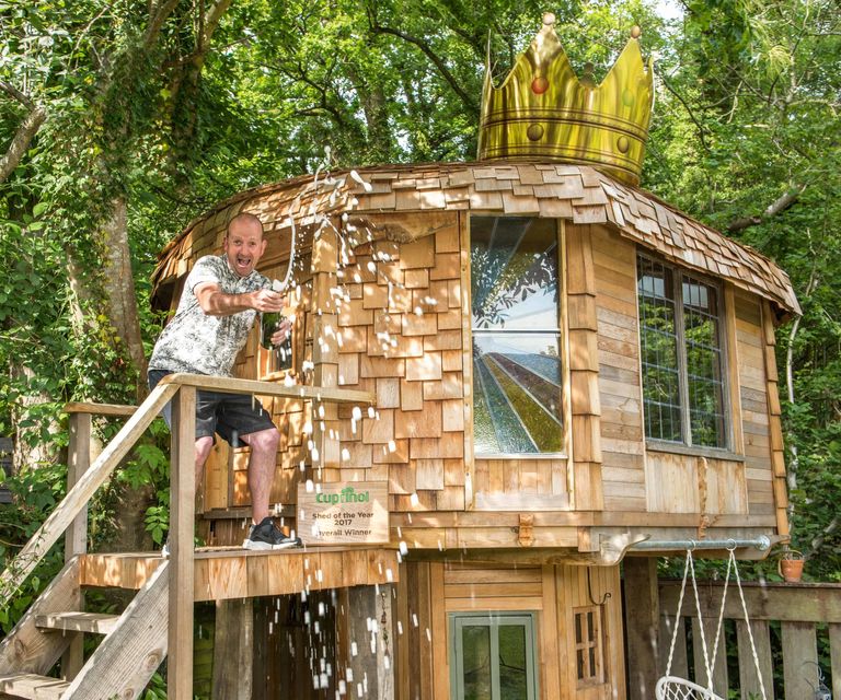 The Mushroom Shed Treehouse Wins Shed Of The Year 2017