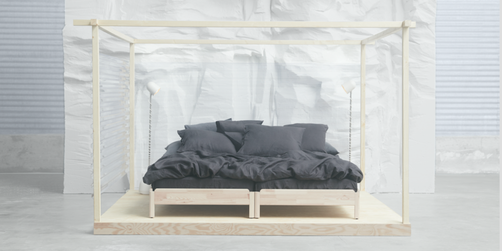Ikea Design Multi-Use UTÅKER Stackable Bed For Easy Transportation