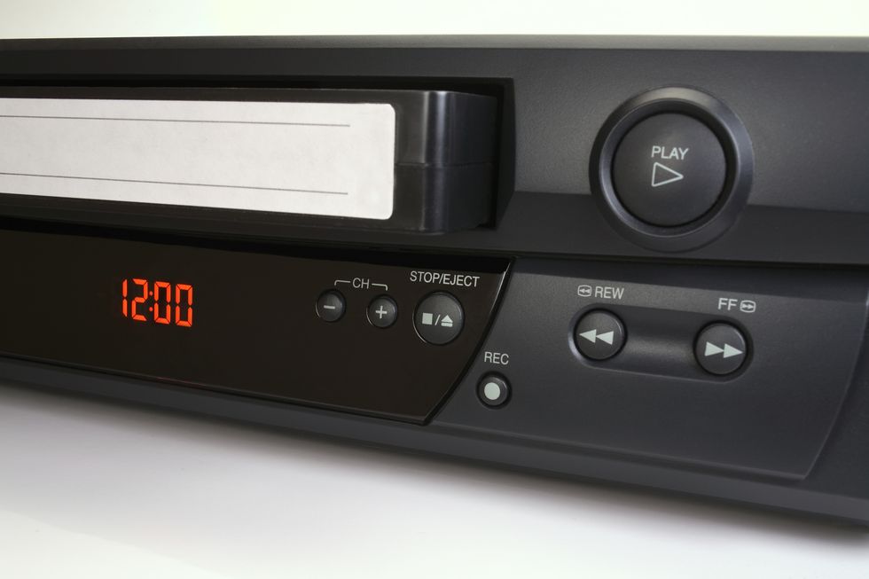 VCR machine with VHS