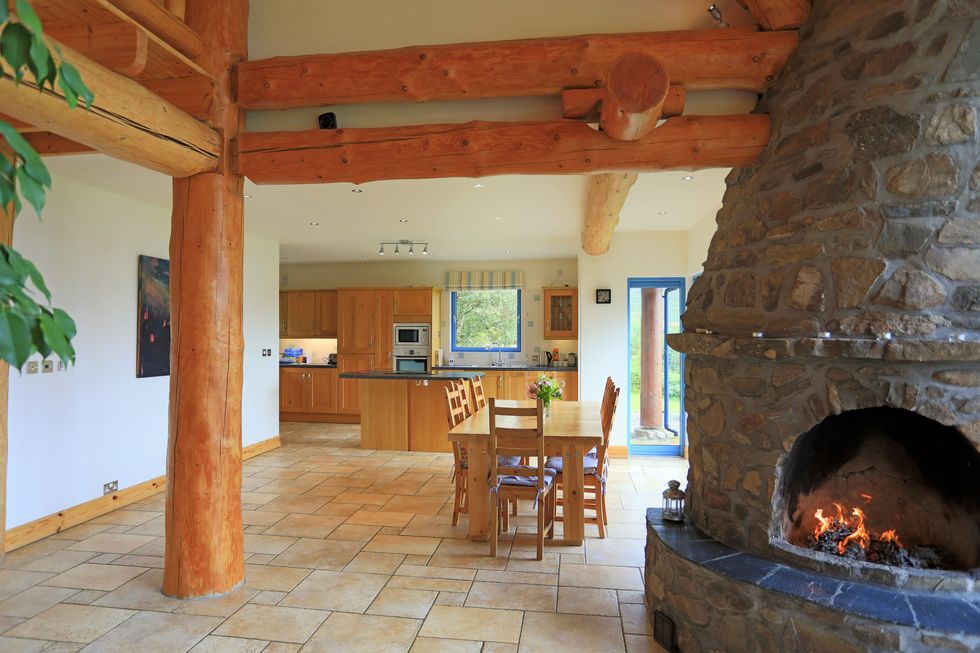 Aspen Lodge - Acharacle - stove - Galbraith