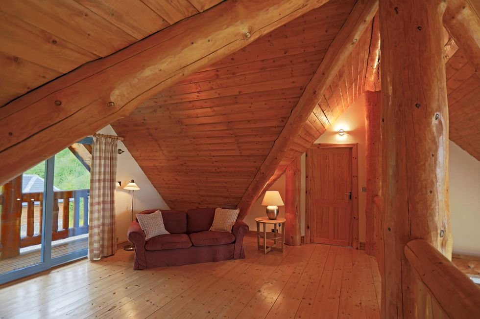 Aspen Lodge - Acharacle - ceiling - Galbraith