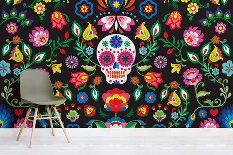 skull wallpaper for walls