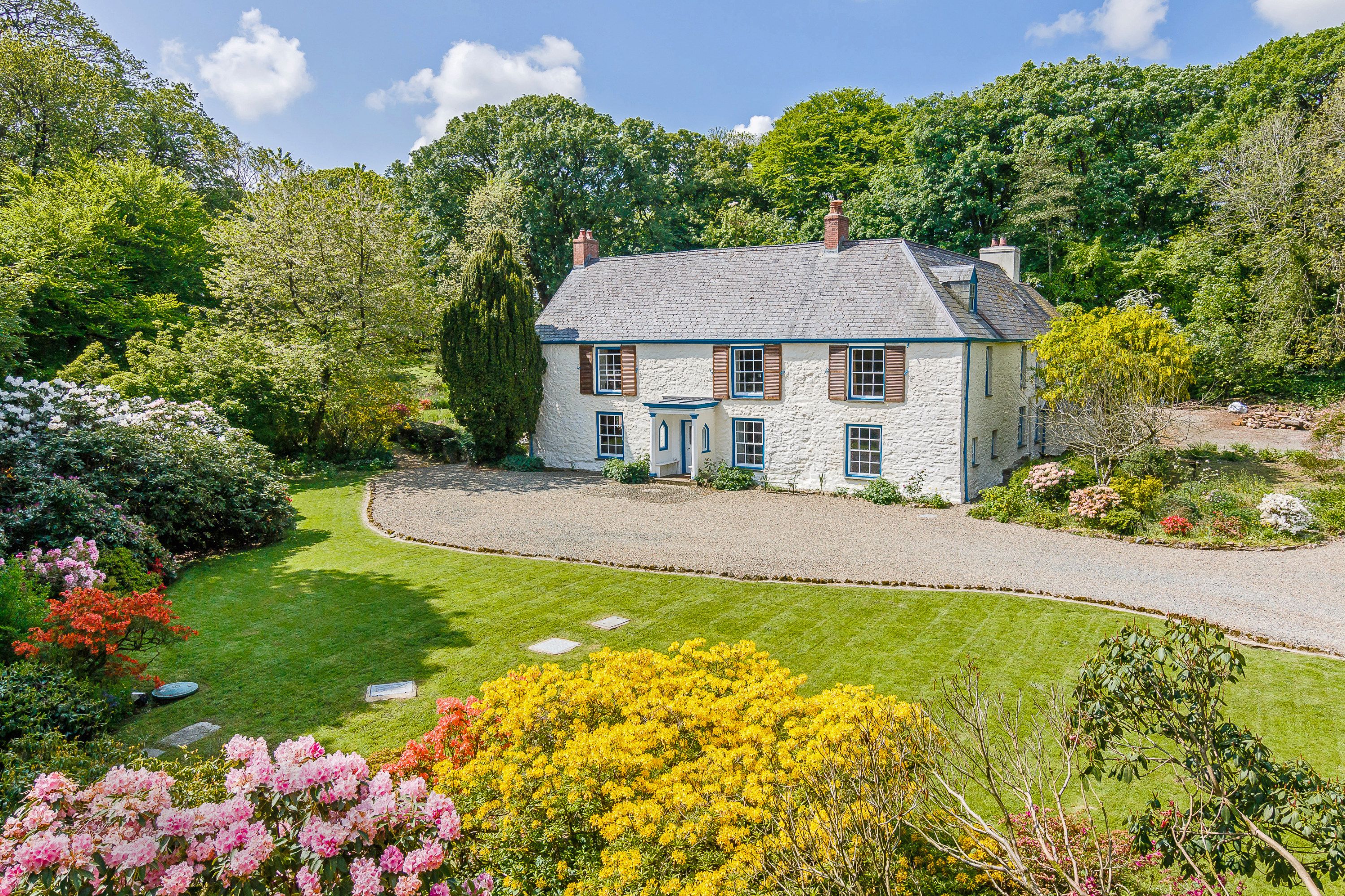 stone hall country home in pembrokeshire for sale with a magical