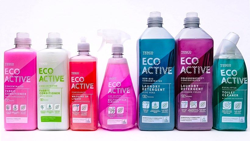 Tesco Eco Active eco-cleaning product range