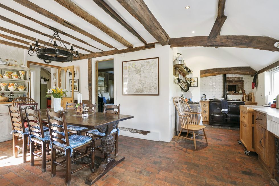 600-year-old Surrey Farmhouse For Sale is Home to 15 Alpacas