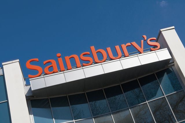 Sainsbury's supermarket logo, UK