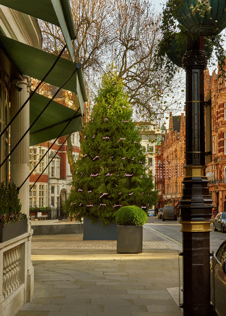 The Connaught Hotel Christmas tree 2017