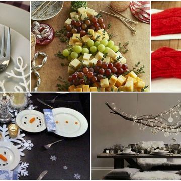 Christmas table setting ideas - Pinterest