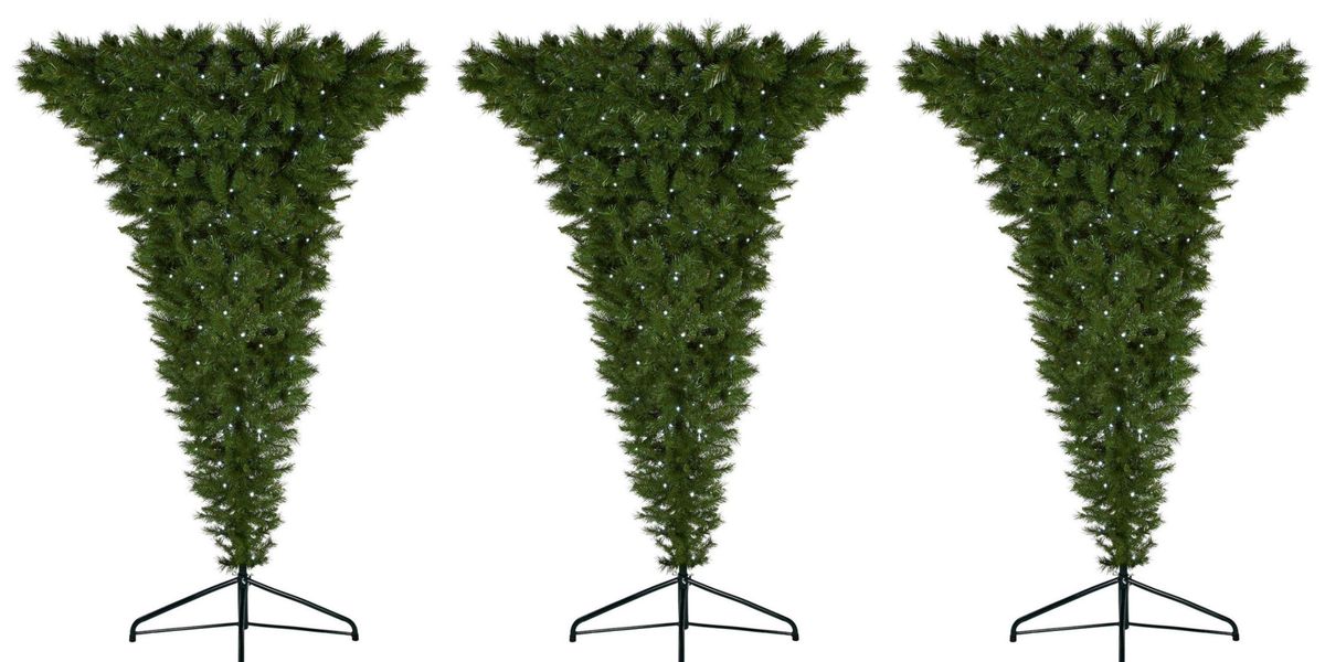 The Upside Down Christmas Tree Is 'The Most Cutting Edge Trend This Year'