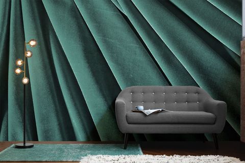 Velvet Effect Wallpaper Is A Luxurious Way To Stay On Trend - Textured  Wallpaper Design