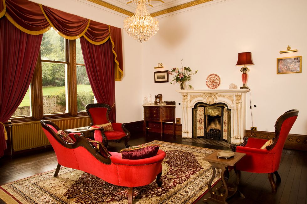Rothes Glen House - Scotland - Rothes - Scottish mansion - sitting room - Savills