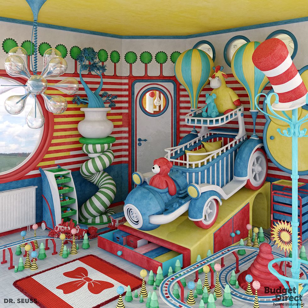 01 - Dr Seuss - nursery room - Budget Direct