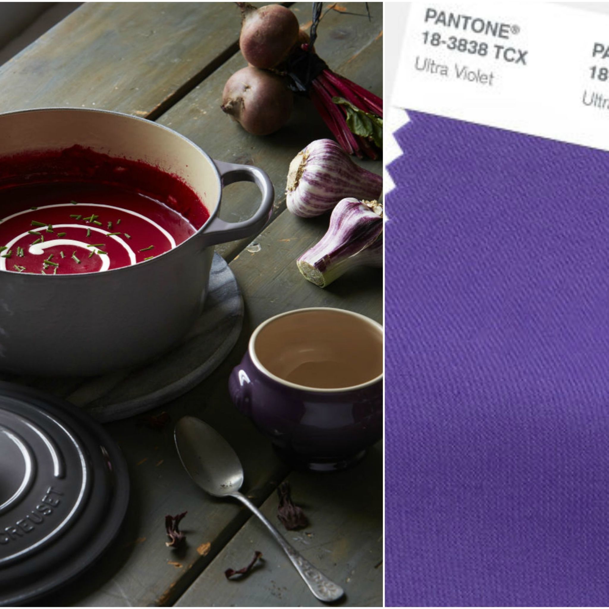 Le Creuset mini cassis purple Lot 2024 Beautiful