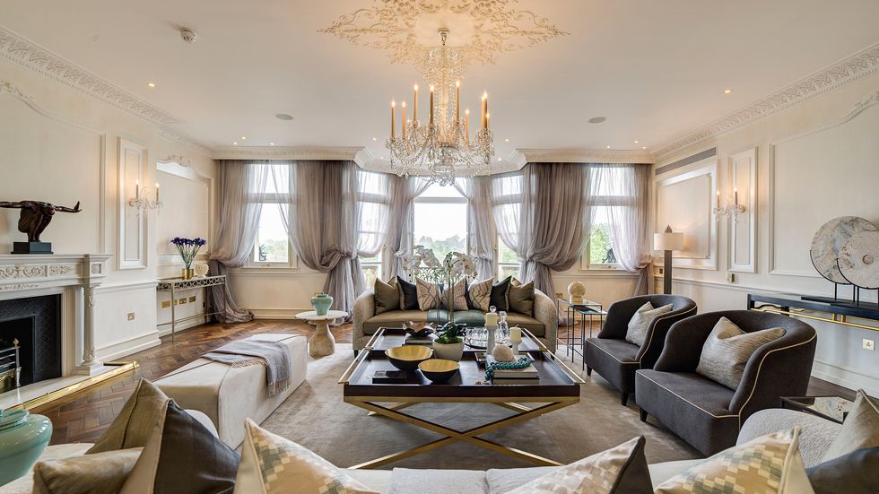 Cambridge Gate - Regent's Park - apartment - living room -Beauchamp Estates