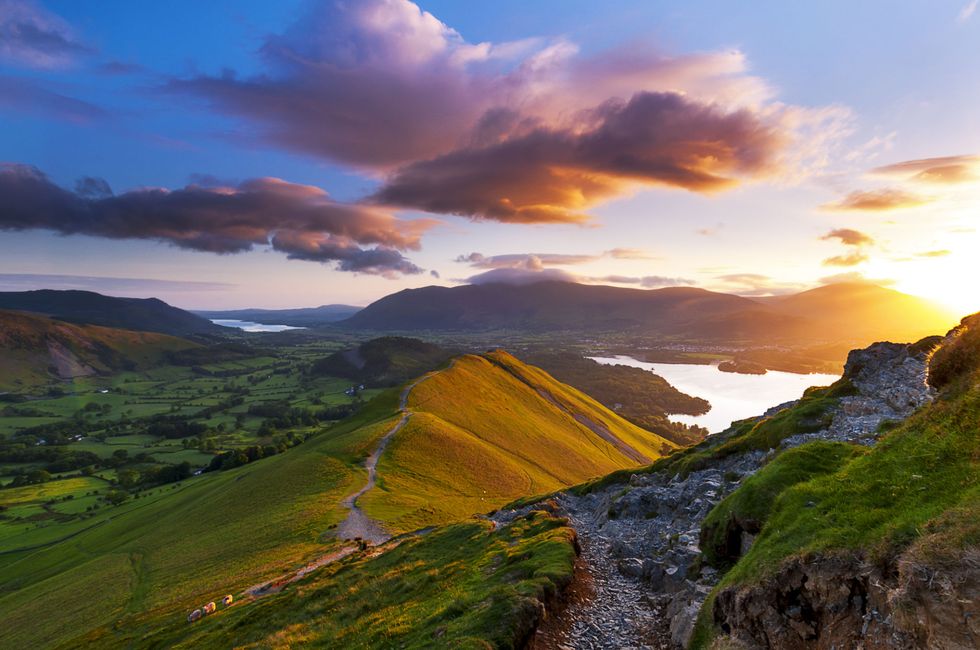 <p>Cat Bells is the perfect starter hill for little legs, say The Ramblers.&nbsp;Standing at 451m it offers a fun climb, with a number of ways to the small summit.</p><p><strong data-redactor-tag="strong" data-verified="redactor"><a href="https://osmaps.ordnancesurvey.co.uk/route/1677950/OS-Recommended-ITV-100-Favourite-Walks-Cat-Bells" target="_blank" data-tracking-id="recirc-text-link">See the route</a></strong></p>