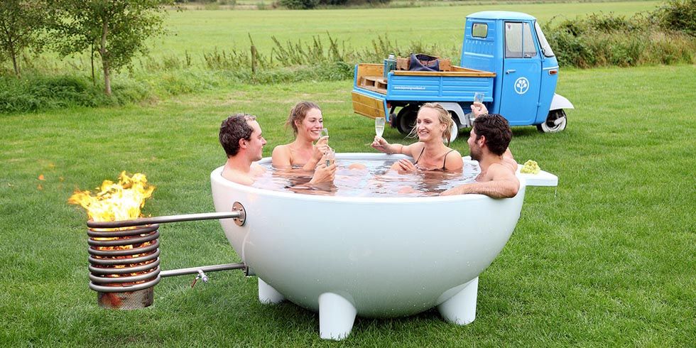 bathtub that keeps water hot