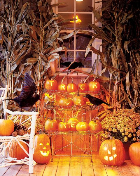 Halloween pumpkin best sale decorations