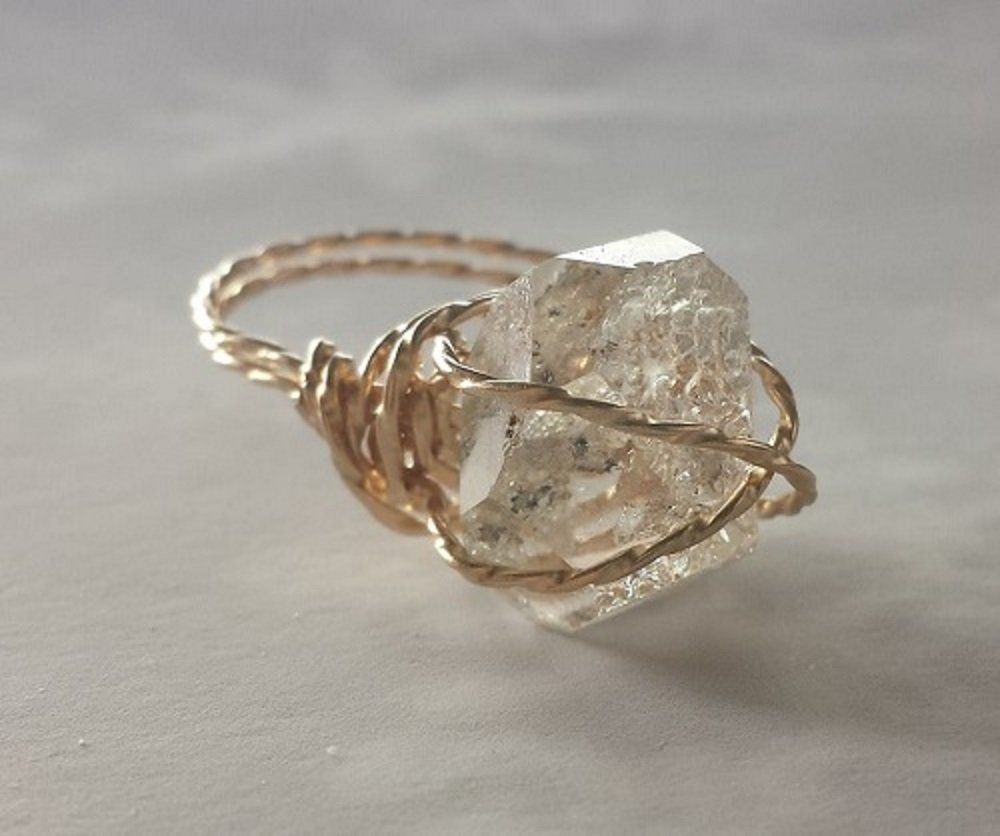 Raw Diamond Ring, Engagement Ring, Unique Diamond Ring, Rough Diamond Ring, Uncut  Diamond Ring Promise Ring Rough Cut Diamond Ring for Woman - Etsy