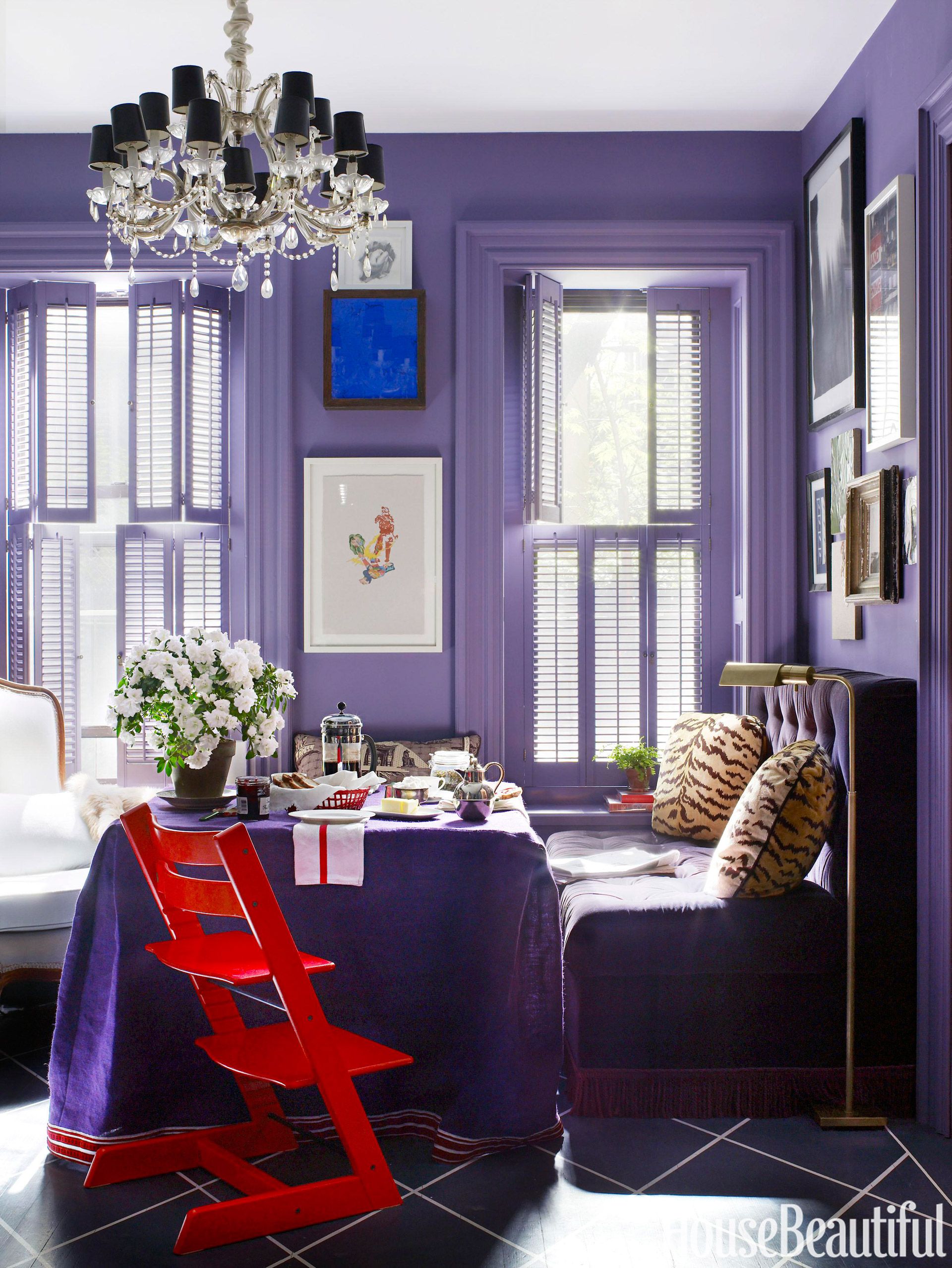 light purple living rooms