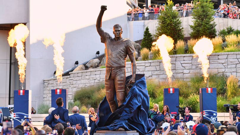 Humbled and honored': Tom Brady statue unveiled outside Gillette