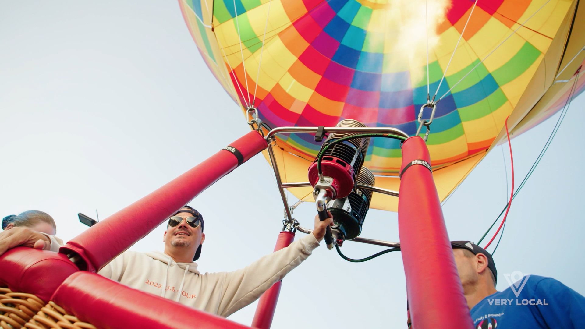 Local hot air best sale balloon