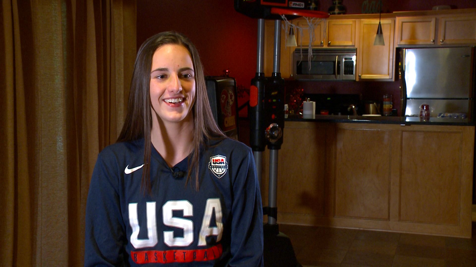 From our archives: Caitlin Clark starred with Dowling, Team USA