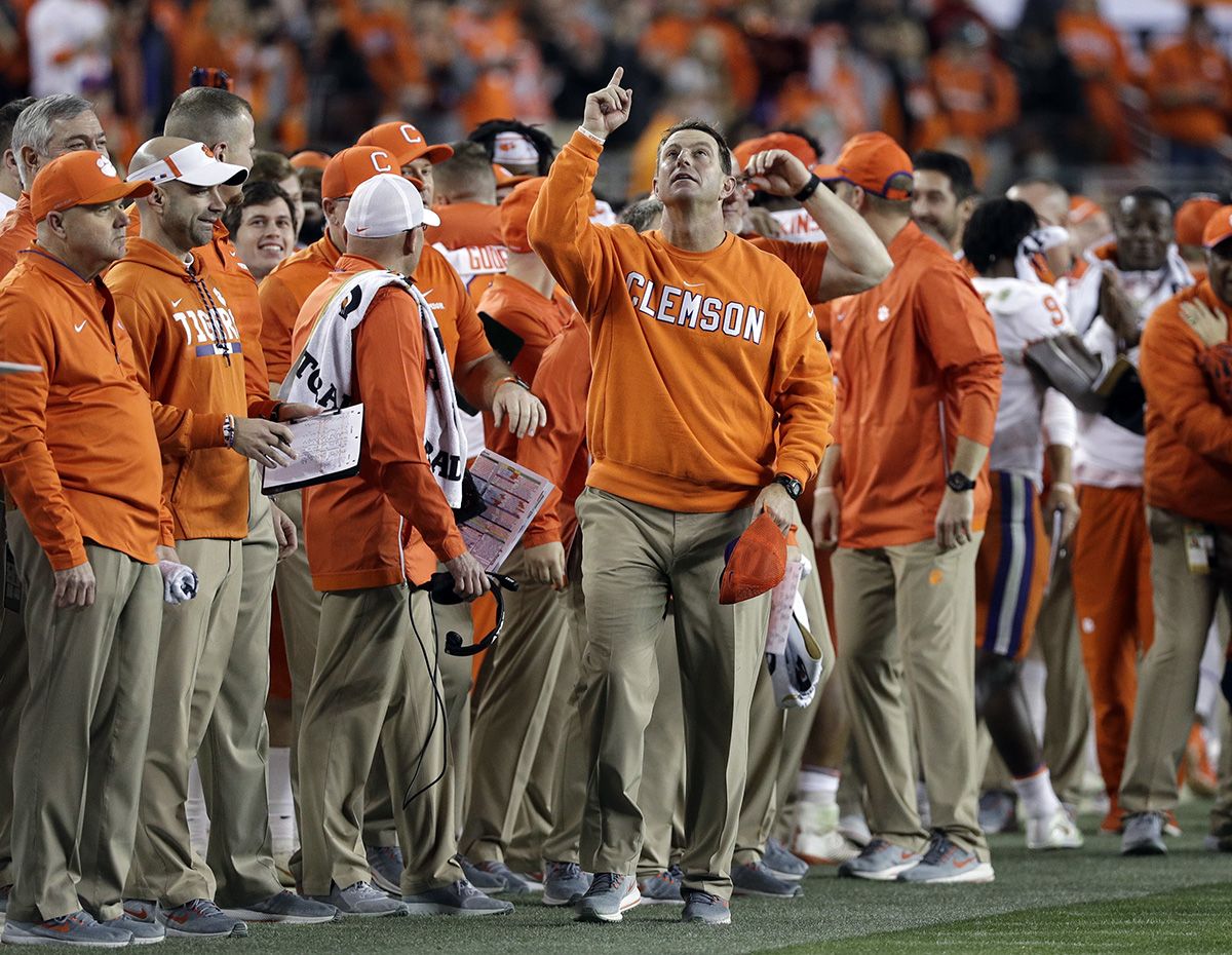 Video Dabo Swinney After Clemsons Win Over Alabama In