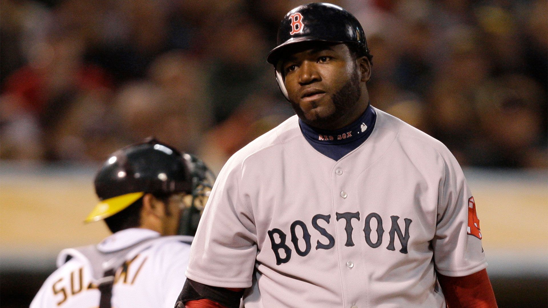 David Ortiz throws first pitch at Boston Red Sox game after recovering from  being shot