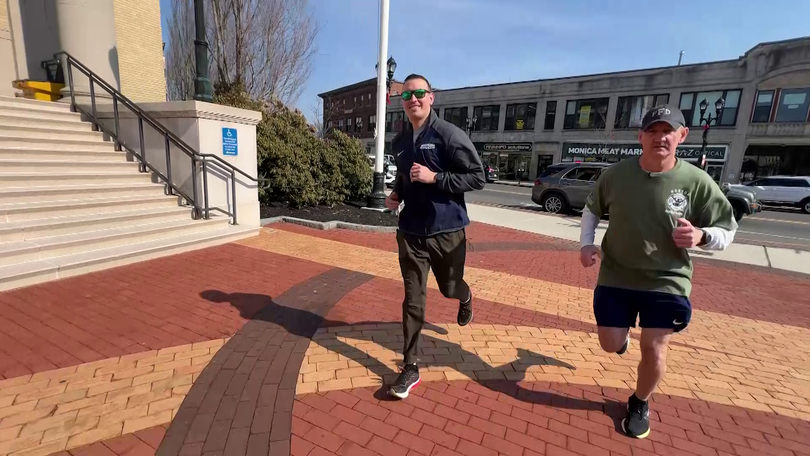 Mass. police officer, assistant fire chief running Boston Marathon