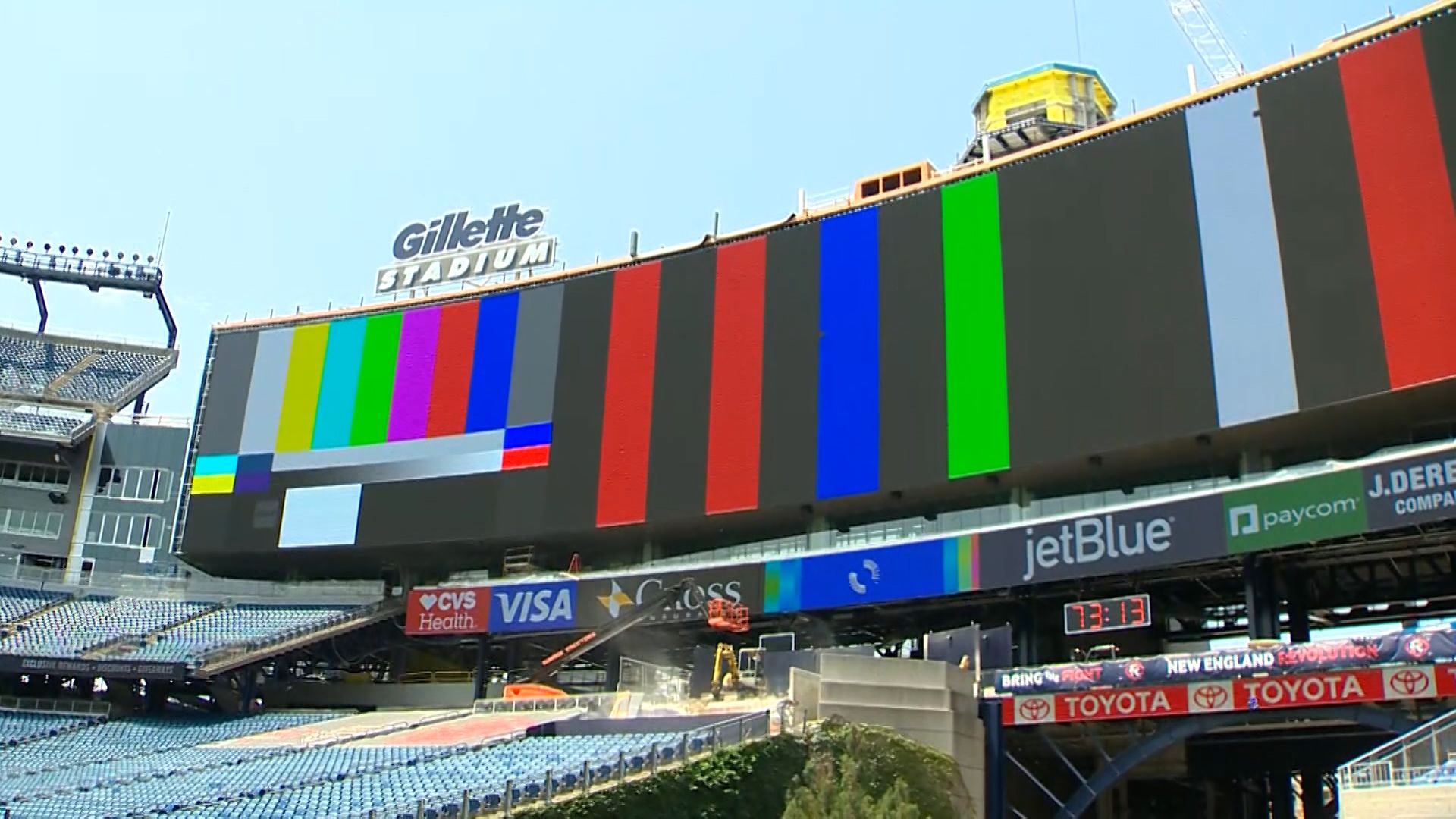 Gillette Stadium renovations complete ahead of Patriots season