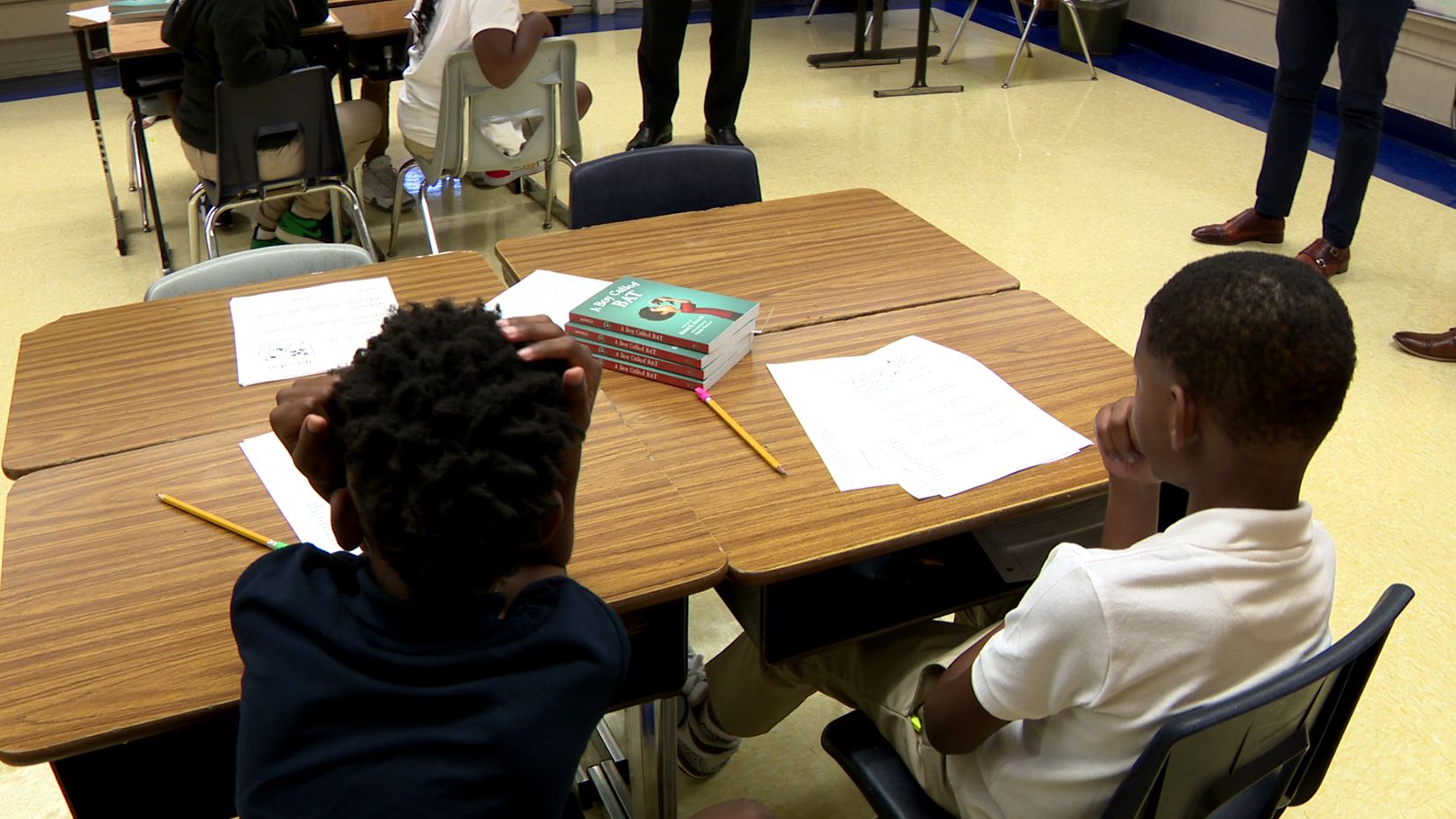 Wally Brings Out the Kid in Hingham High School Students