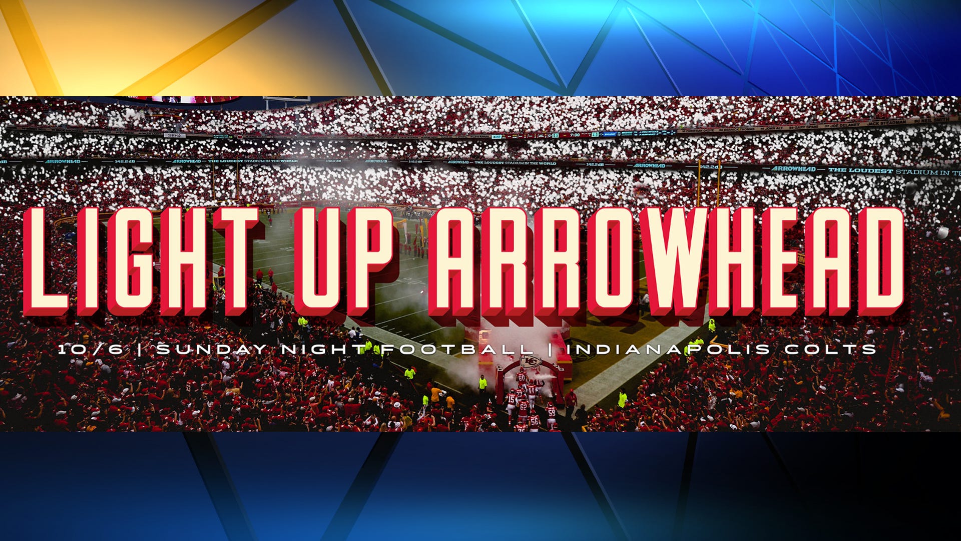 Important Information for Sunday Night Football at Arrowhead