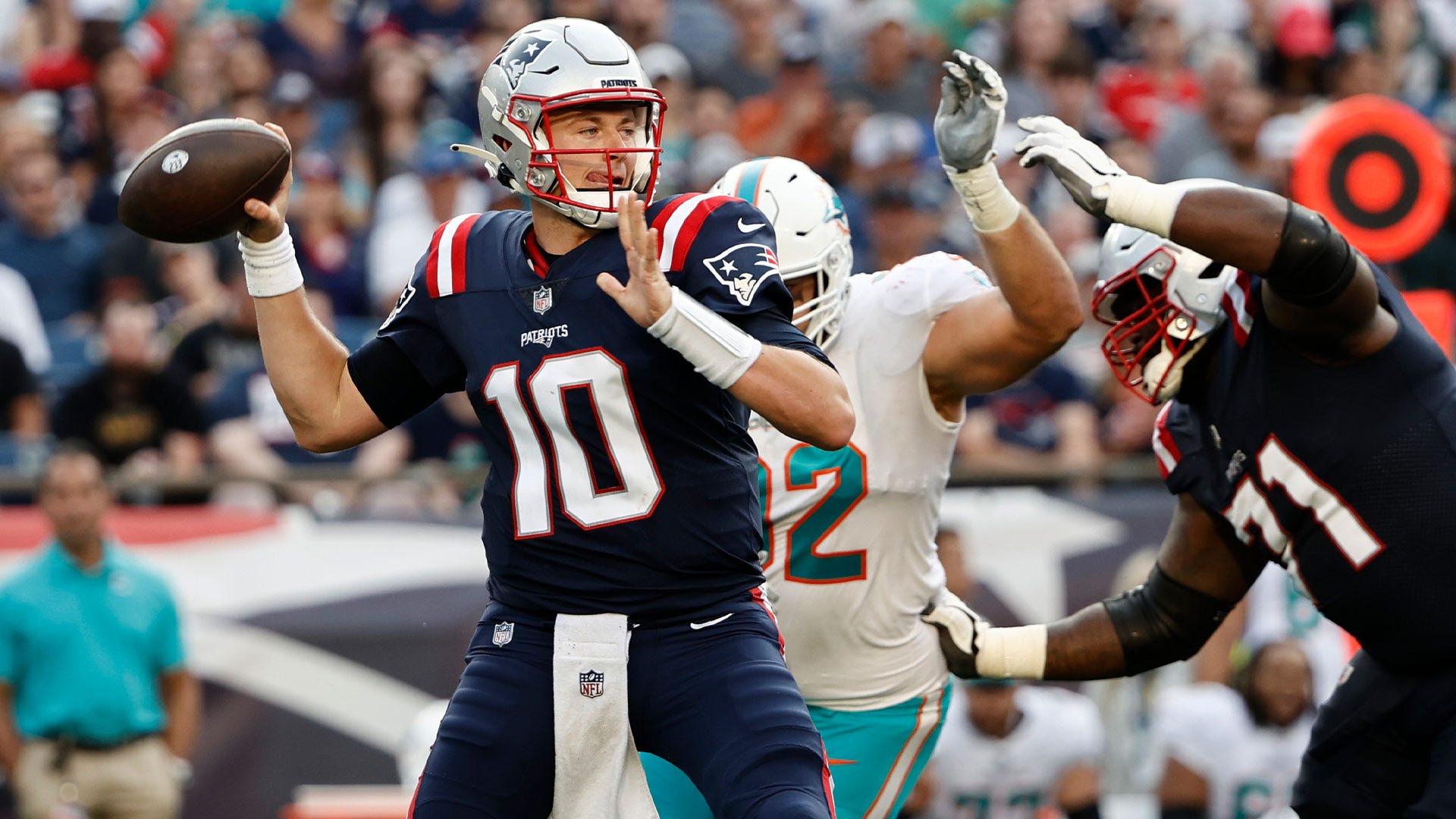 New England Patriots fumble away game, waste Mac Jones' impressive debut in  loss to Miami Dolphins 