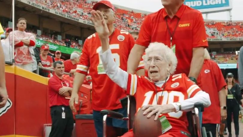 It took me 100 years to get here.' Meet this 100-year-old Chiefs superfan