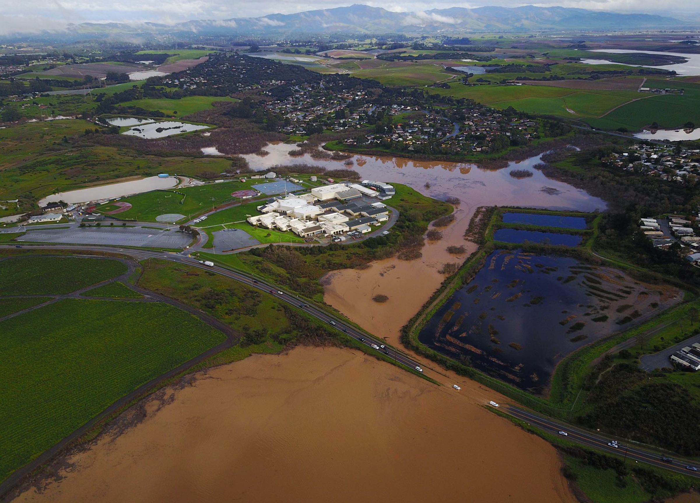 DRONE VIDEO: North Monterey County flooding