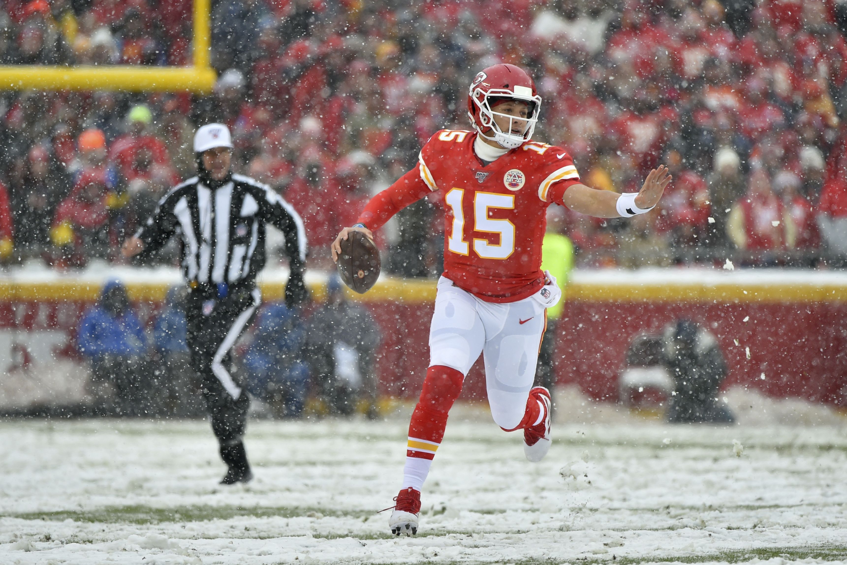 Could snow slow down Patrick Mahomes and Chiefs on Sunday in Denver?