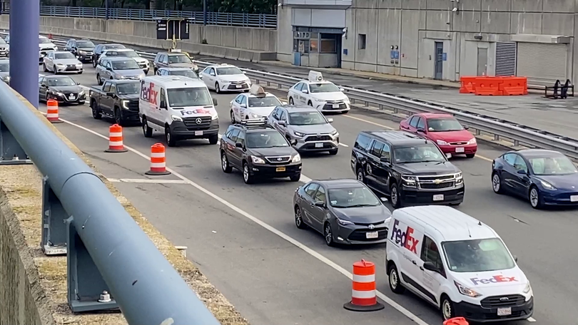 Emergency shut down of critical Rhode Island bridge snarls traffic