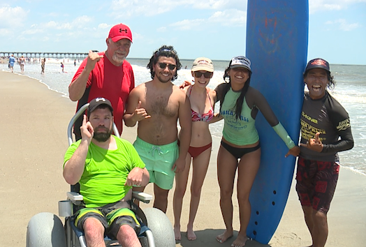 Surf Lesson Hot Sushi's Happy Surf Camp ALOHA !!