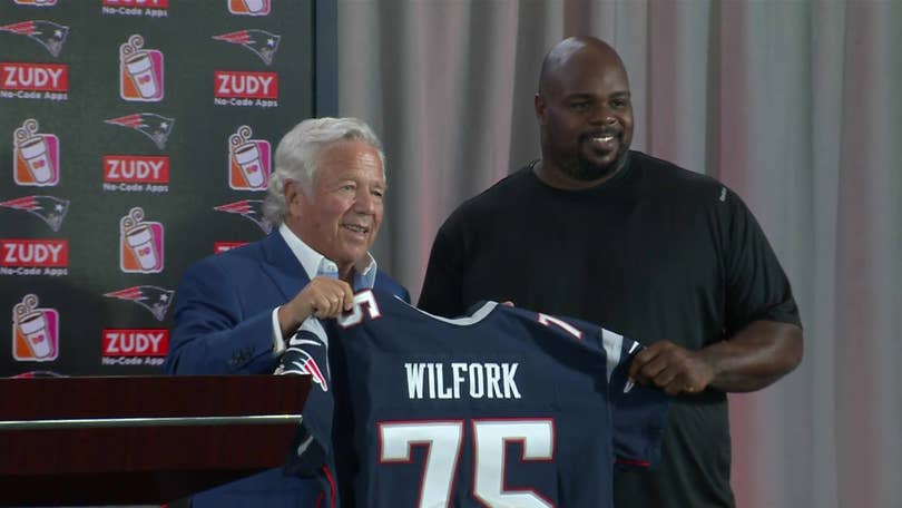 Patriots Hall entrant Vince Wilfork was 'simply in-Vincible'