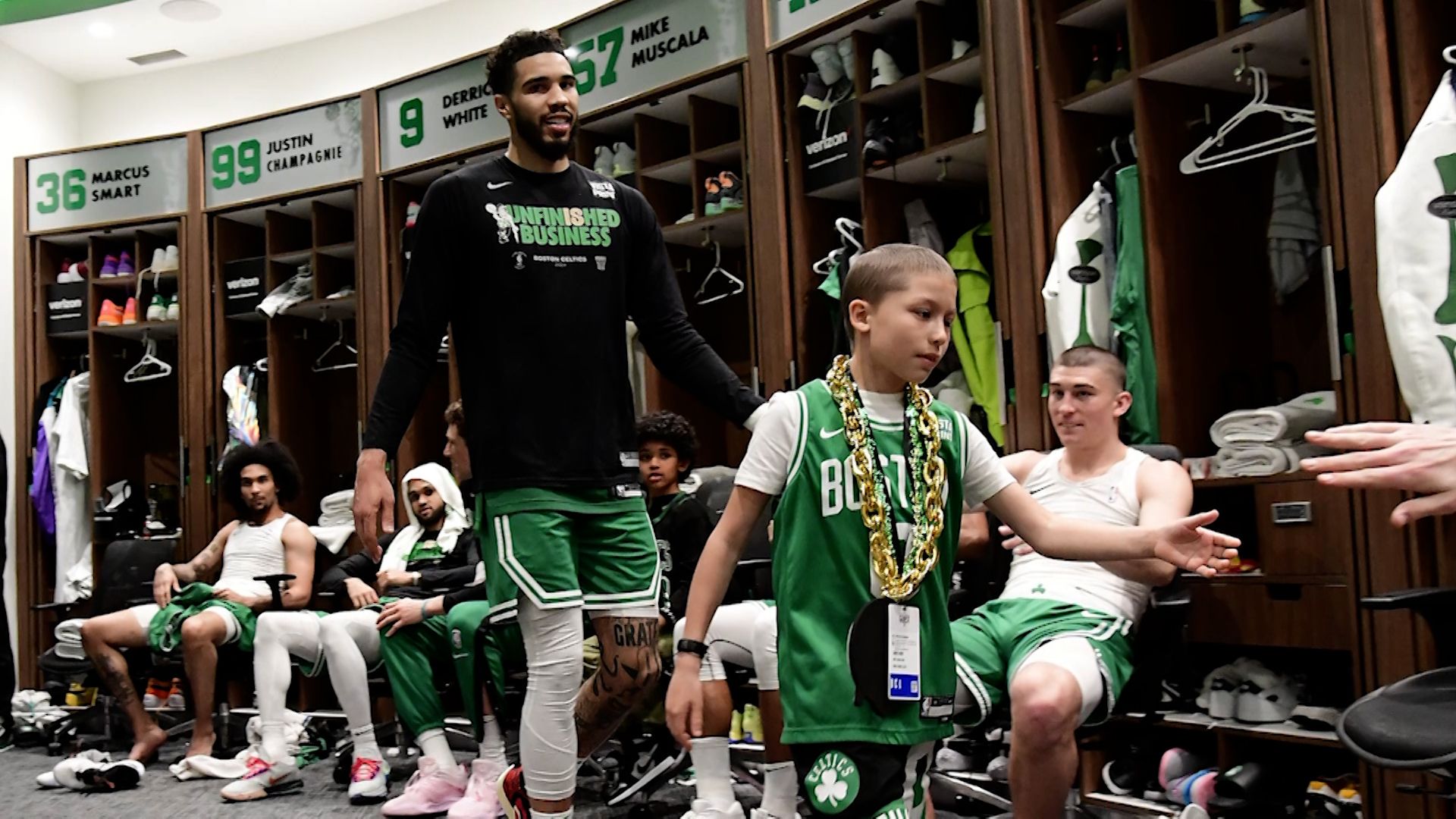 Jayson Tatum Black/White Boston Celtics Jordan Brand Player-Worn