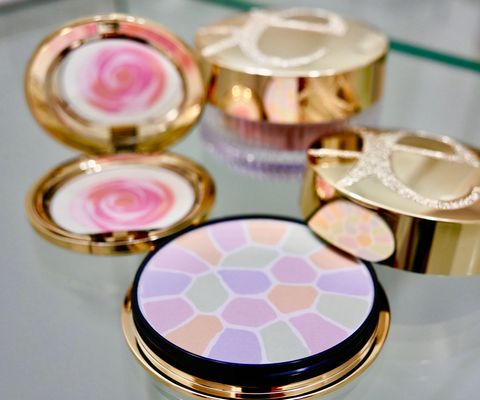 Pink, Product, Eye, Cosmetics, Eye shadow, Face powder, Material property, Party favor, Fashion accessory, Makeup mirror, 