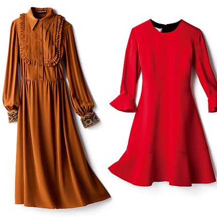 Clothing, Dress, Sleeve, Red, Outerwear, Robe, Day dress, Fashion, Neck, A-line, 