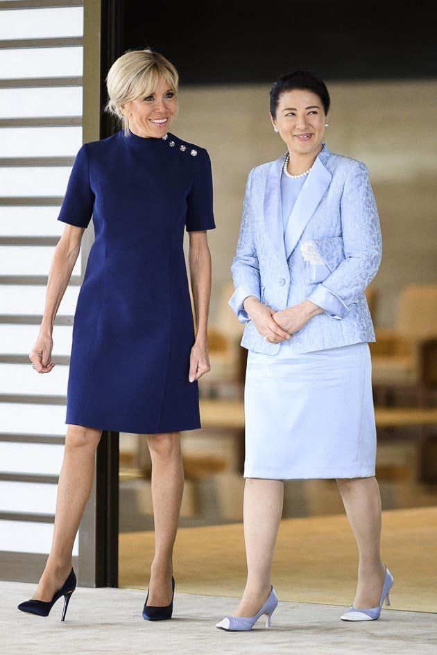 フランス大統領夫人ブリジット マクロン パリシックなご公務ファッションを追跡 フランス大統領夫人ブリジット マクロン パリシックなご公務ファッションを追跡