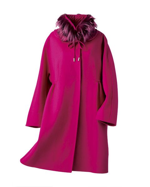 Clothing, Outerwear, Pink, Hood, Magenta, Sleeve, Coat, Violet, Purple, Jacket, 