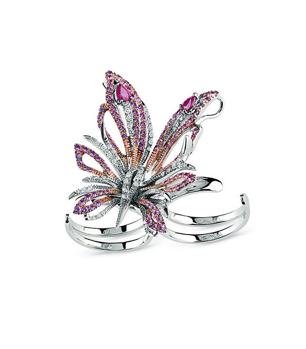203 jewelry 13号 ダブルリング ダイヤ 個性派 指輪-