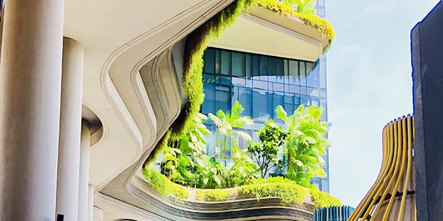 癒しの庭園ホテル パークロイヤル ピッカリング シンガポール