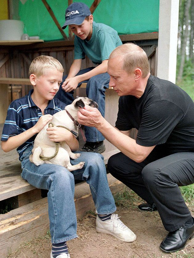 ロシア大統領選目前 愛犬家 プーチン大統領とワンコのベストショット12