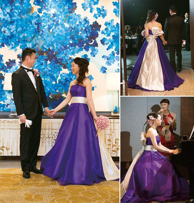 clothing, blue, event, trousers, dress, purple, coat, photograph, formal wear, gown,